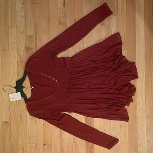 FREE PEOPLE | Birdie Henley Dress